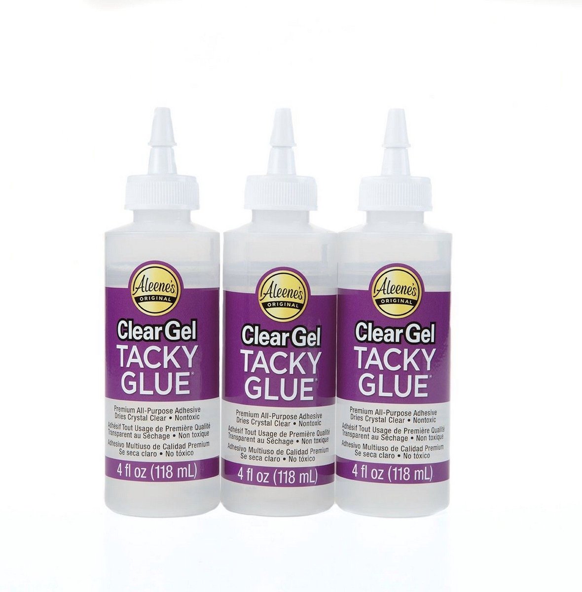 Aleenes Universeellijm - Tacky Glue - Clear Gel - 118ml 3 stuks